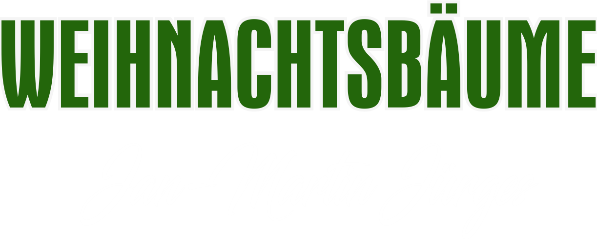Weihnachtsbäume Jan-Martin Jürges